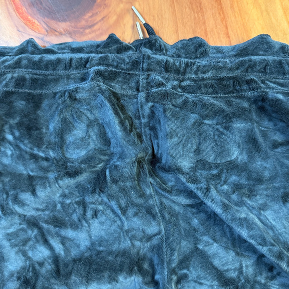 Vintage Y2K Ecko Red Women's Pants L Low Rise Flare Velour Track Wide HH23 - Picture 7 of 8